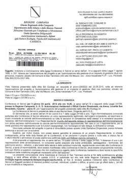 Ditta BIO ECOLOGY - C. di S - STAP Ecologia