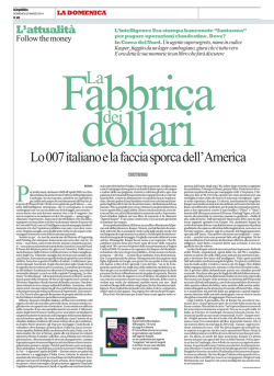 Carlo Bonini, la Repubblica 23/3/14