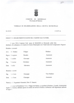 G. M - Comune di Monreale