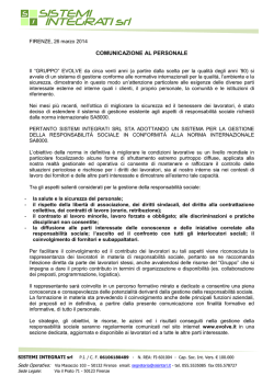 Fax Module - Evolve Consorzio Stabile