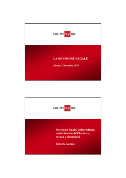 Revisione Legale - Unione dei Giovani Dottori Commercialisti di