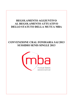 Condizioni Senis Single 2013