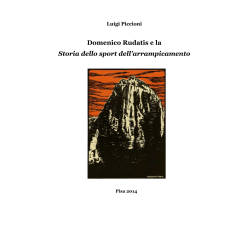 Domenico Rudatis e la Storia dello sport dell