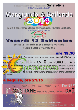 cena 2014 - Murialdo Italia