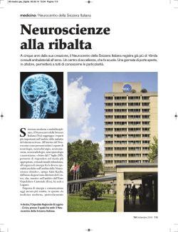 Neuroscienze alla ribalta [PDF]