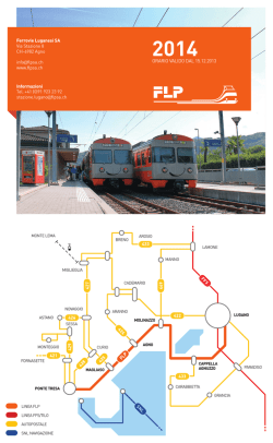 Lugano &ndash; Ponte Tresa - Ferrovie Luganesi SA