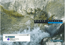 Catalogo Opere Fluviali