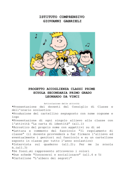 Il progetto - istituto comprensivo "giovanni gabrieli &rdquo; mirano (ve)