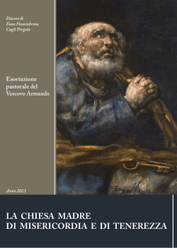LA CHIESA MADRE DI MISERICORDIA E DI TENEREZZA