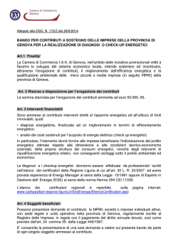 Bando - Camere di Commercio