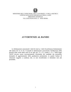 collaboratore scolastico 2013-14 - Centro servizi amministrativi di