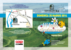 DOMENICA 25 MAGGIO 2014