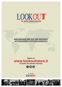 LookOut - Il Settimanale 10-16 feb 2014