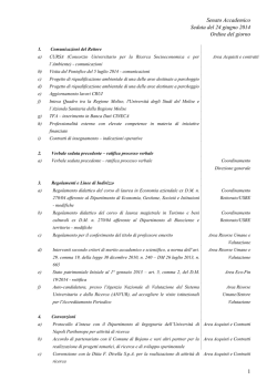 24 giugno 2014 - Universit&agrave; degli Studi del Molise