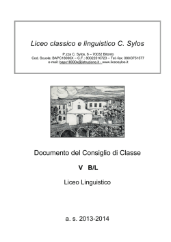 Classe VBL - Liceo Sylos