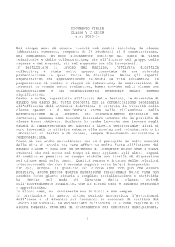 Documento Finale 2013