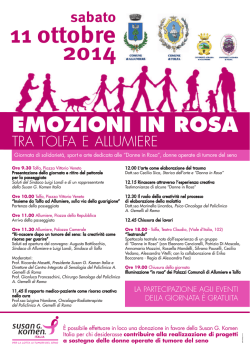 sabato - Comune di Tolfa