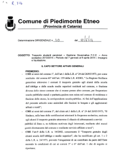 gestione governativa f.c.e. - a.s. 2013/2014