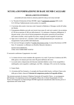 Scarica il regolamento Scuola Cagliari formato pdf