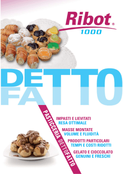 Catalogo - Pasticceria DettoFatto