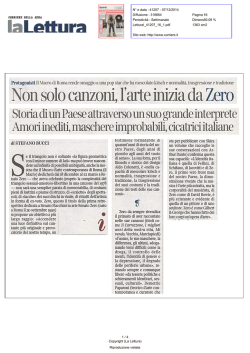 Scarica Rassegna Stampa