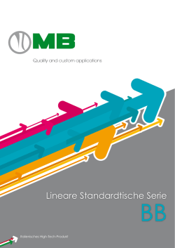 Lineare Standardtische Serie