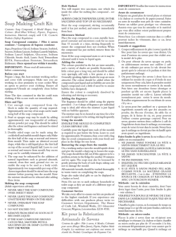 Soap Making Craft Kit