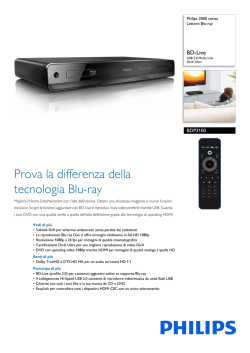 BDP3100/12 Philips Lettore Blu-ray