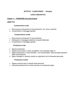 Francese per L. Linguistico