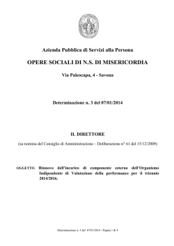 003 Incarico OIV FALDUTO 2014 2016