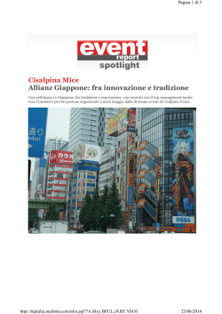 Allianz Giappone fra innovazione e tradizione