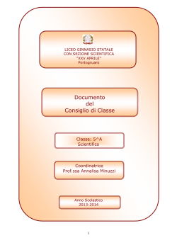 Documento del Consiglio di Classe