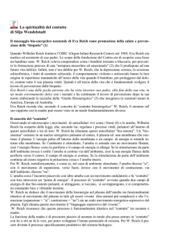 Testi - Istituto di Psicologia Somatorelazionale