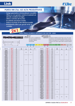 PUNTA HM LTec AD ALTA PRODUTTIVIT&Agrave;