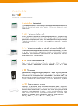 SerieR_accessori - Amc Elettronica S.r.l.