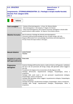 OTORINOLARINGOIATRIA