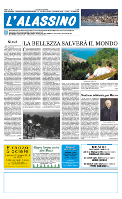 Giugno - Associazione Vecchia Alassio
