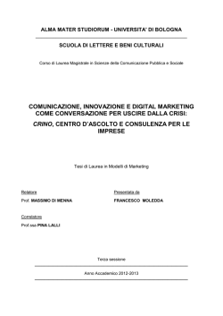 come conversare per uscire dalla crisi