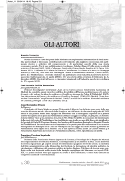 Gli autori - Storia Mediterranea