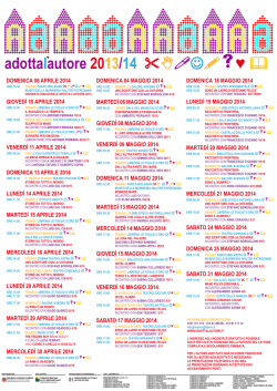 adottalautore 2013/14  ffl