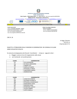 CIRC N. 36 Ai Sigg.ri Docenti Al D.S.G..A Al