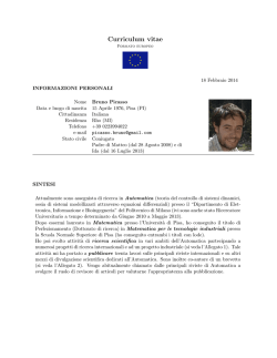 CV - Politecnico di Milano-DEIB