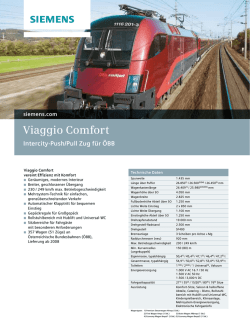 Brosch&uuml;re Viaggio Comfort &Ouml;BB, &Ouml;sterreich