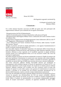 Comunicato incontro SME DEL 4.12.2014