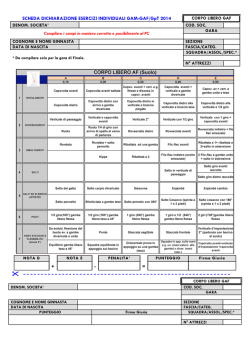 Schede Dichiarazione GAF-GpT 2014