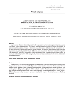 scarica PDF - Italian Journal of Geriatrics and Gerontology