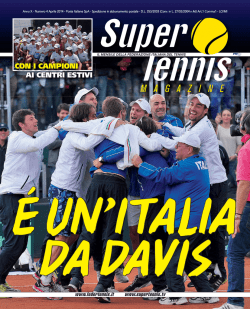 M A G A Z I N E - Federazione Italiana Tennis