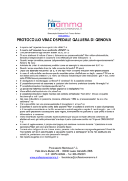 protocollo vbac - Professione Mamma