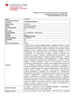 Economico-Aziendale