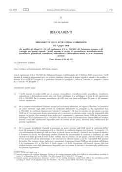 Regolamento (UE) n. 617/2014 della Commissione